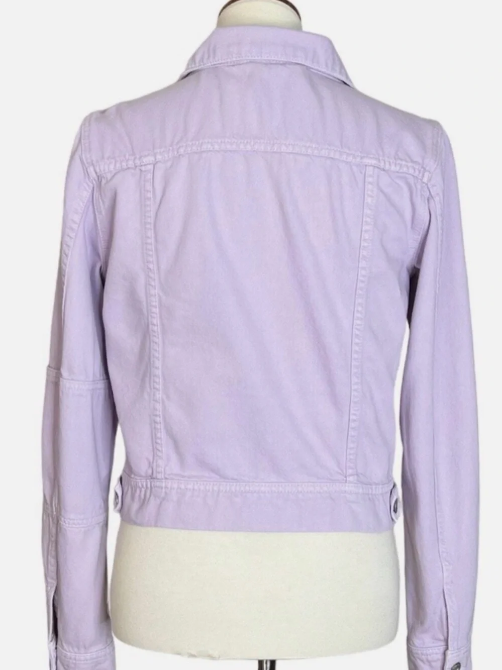 Free People Rumors Lilac Denim Jean Jacket size small